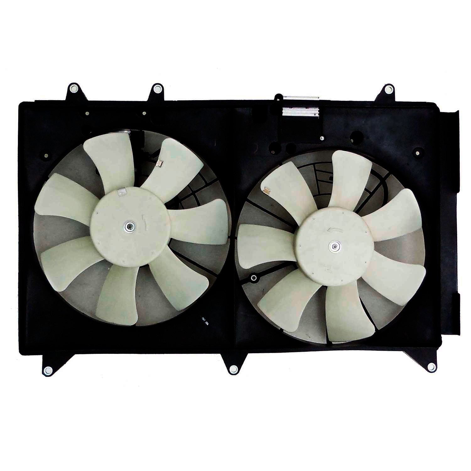 Continental Dual Radiator and Condenser Fan Assembly  top view frsport FA72357