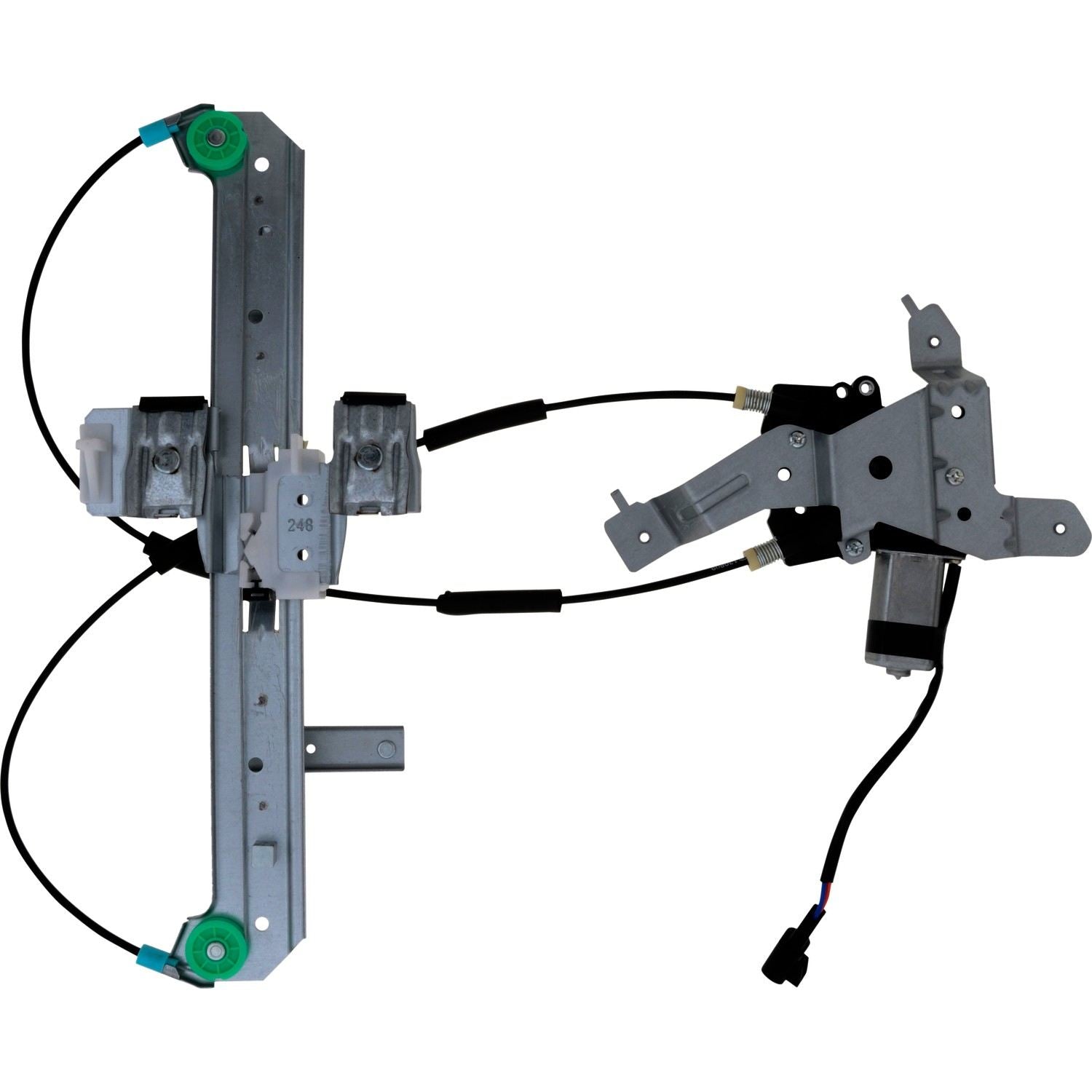 Continental Power Window Motor and Regulator Assembly  top view frsport WL48229