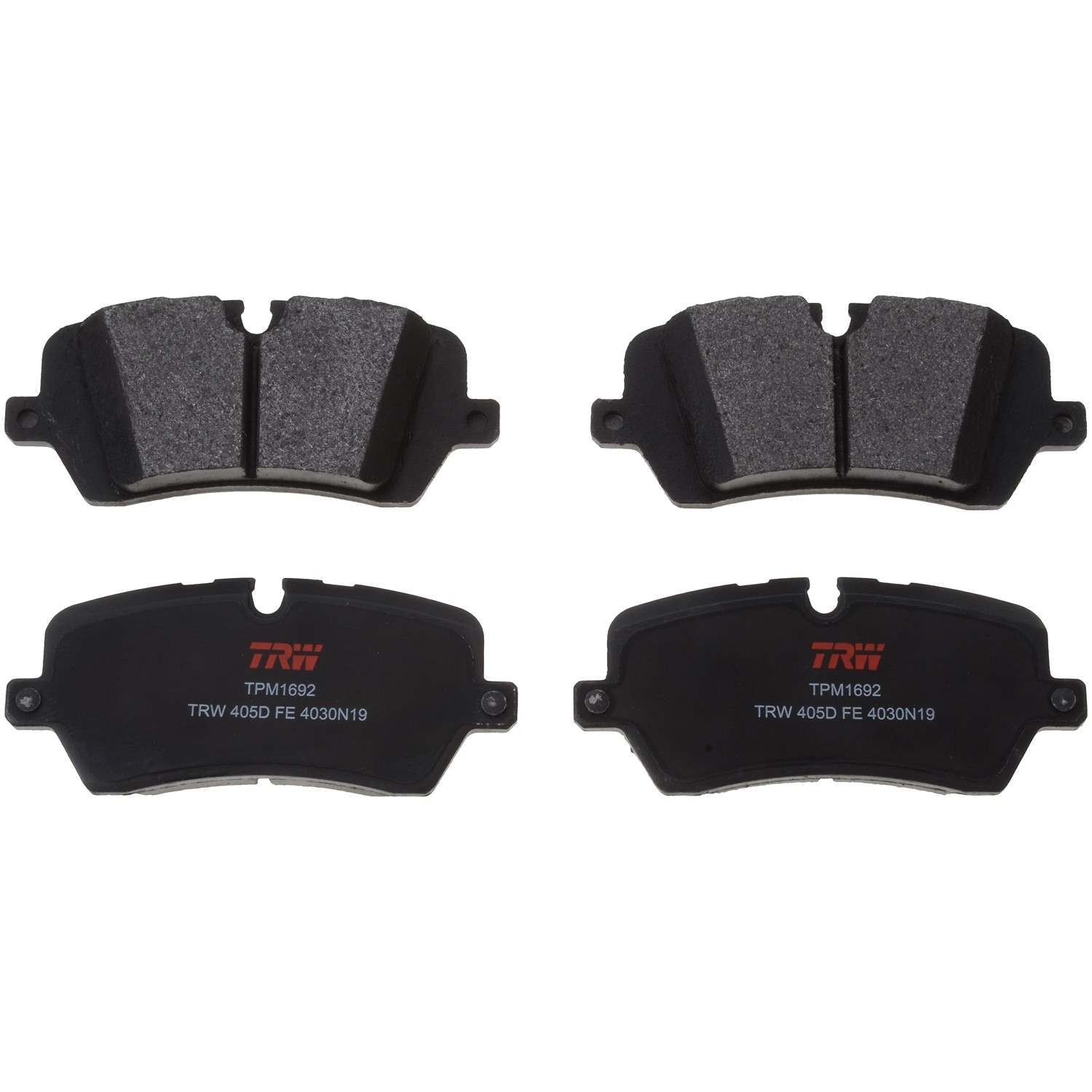 trw disc brake pad set  frsport tpm1692