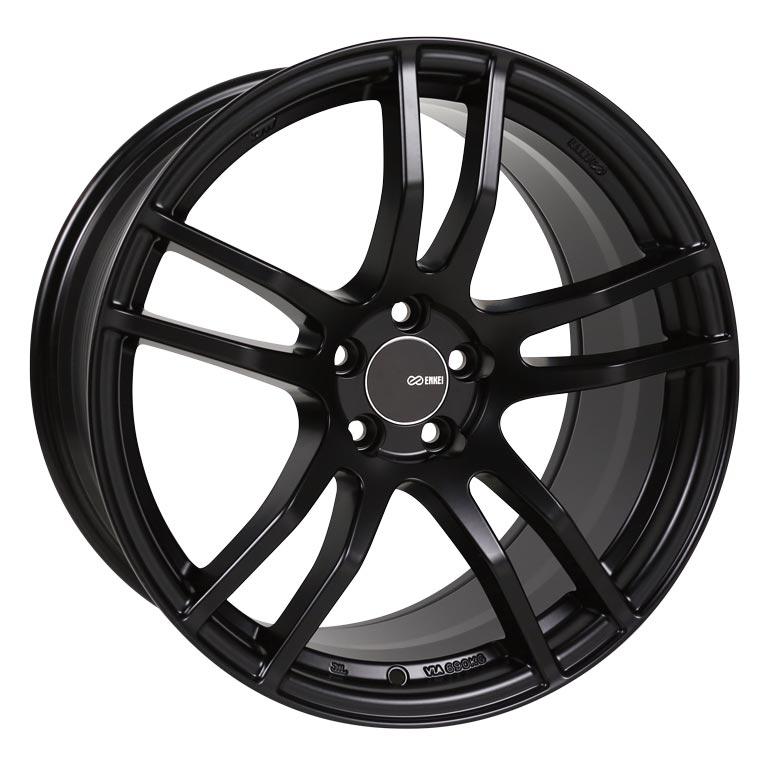 Enkei TX5 Wheel Black 18x8 +45 5x100 491-880-8045BK