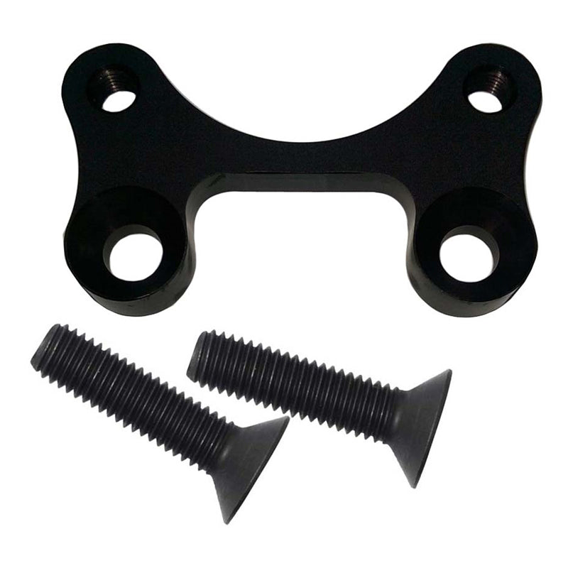 Triple X Race Components XB Front Brake Bracket BLK w/ Hardware Mini Spr TXR600-BK-8224BLK