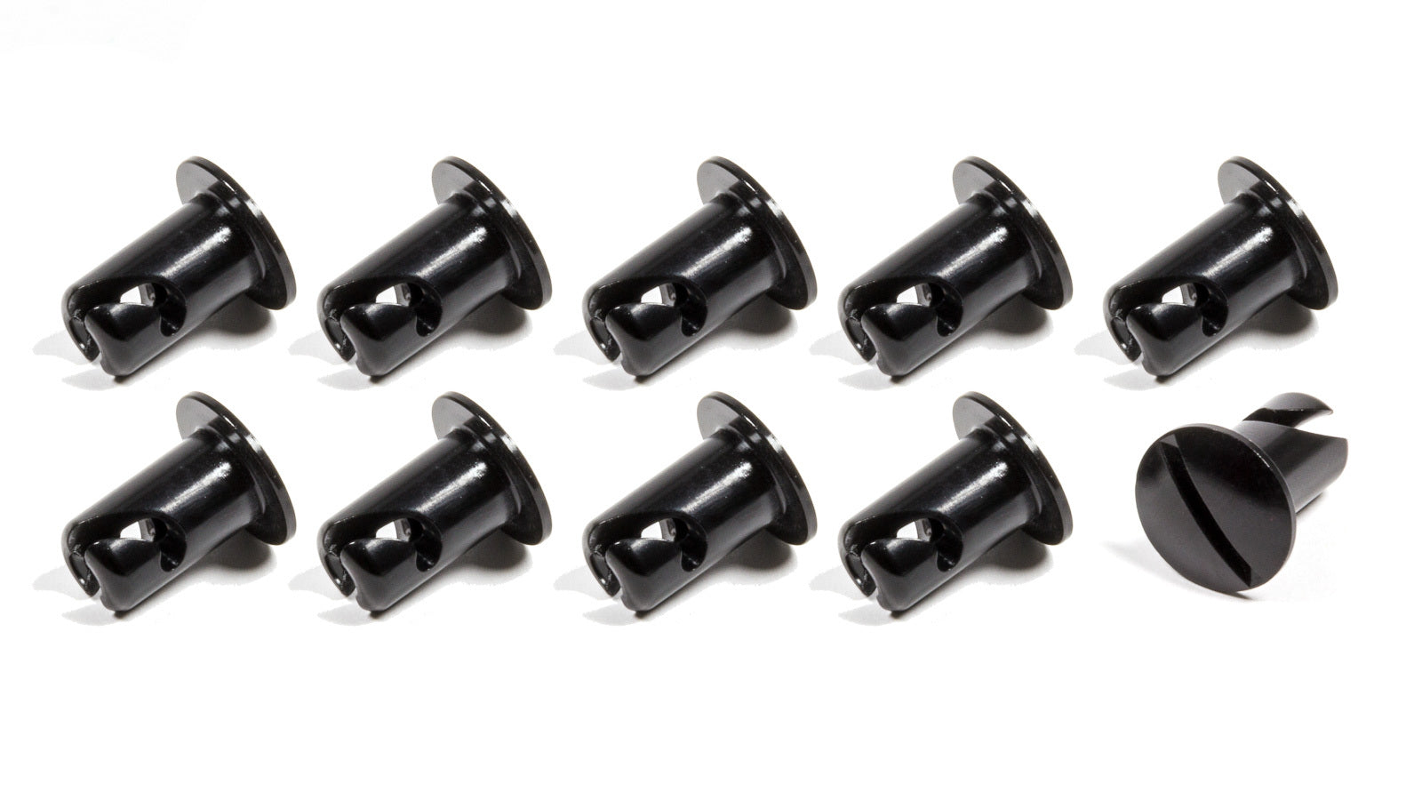 Triple X Race Components Oval Head Button Alum Black .500 Long 10 Pack TXRCH-4401-10-BLK