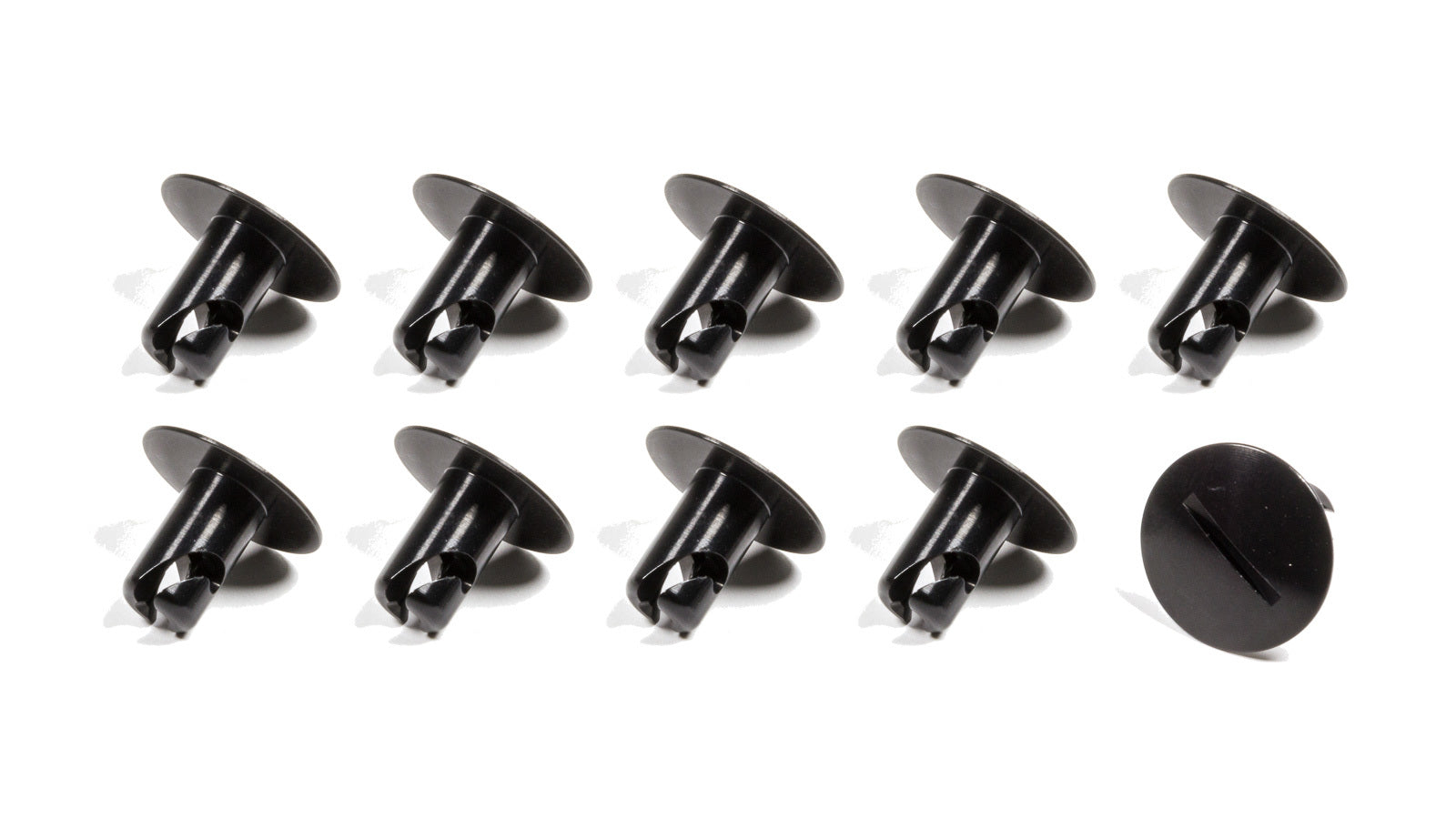 Triple X Race Components Large Head Button .500 Long Black Alum 10 Pack TXRCH-4405BLK-10