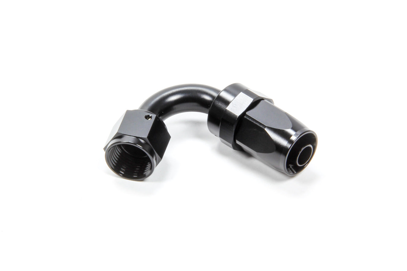 Triple X Race Components #8 120 Degree Swivel Hose End TXRHF-22008-BLK