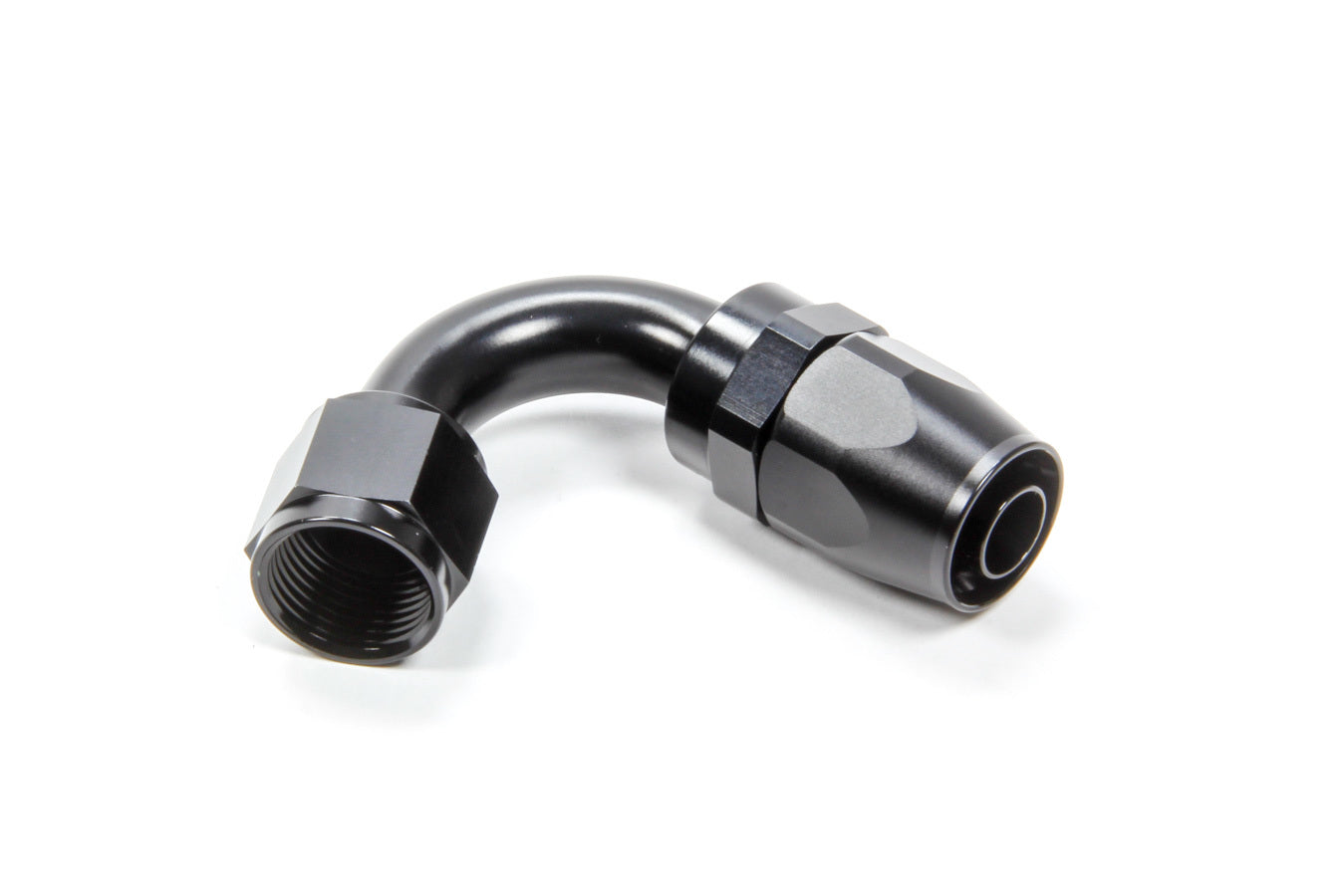 Triple X Race Components #10 120 Degree Swivel Hose End TXRHF-22010-BLK