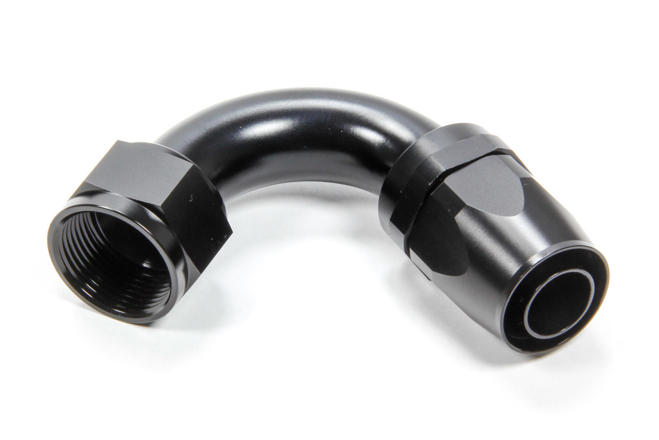 Triple X Race Components #16 120 Degree Swivel Hose End TXRHF-22016-BLK