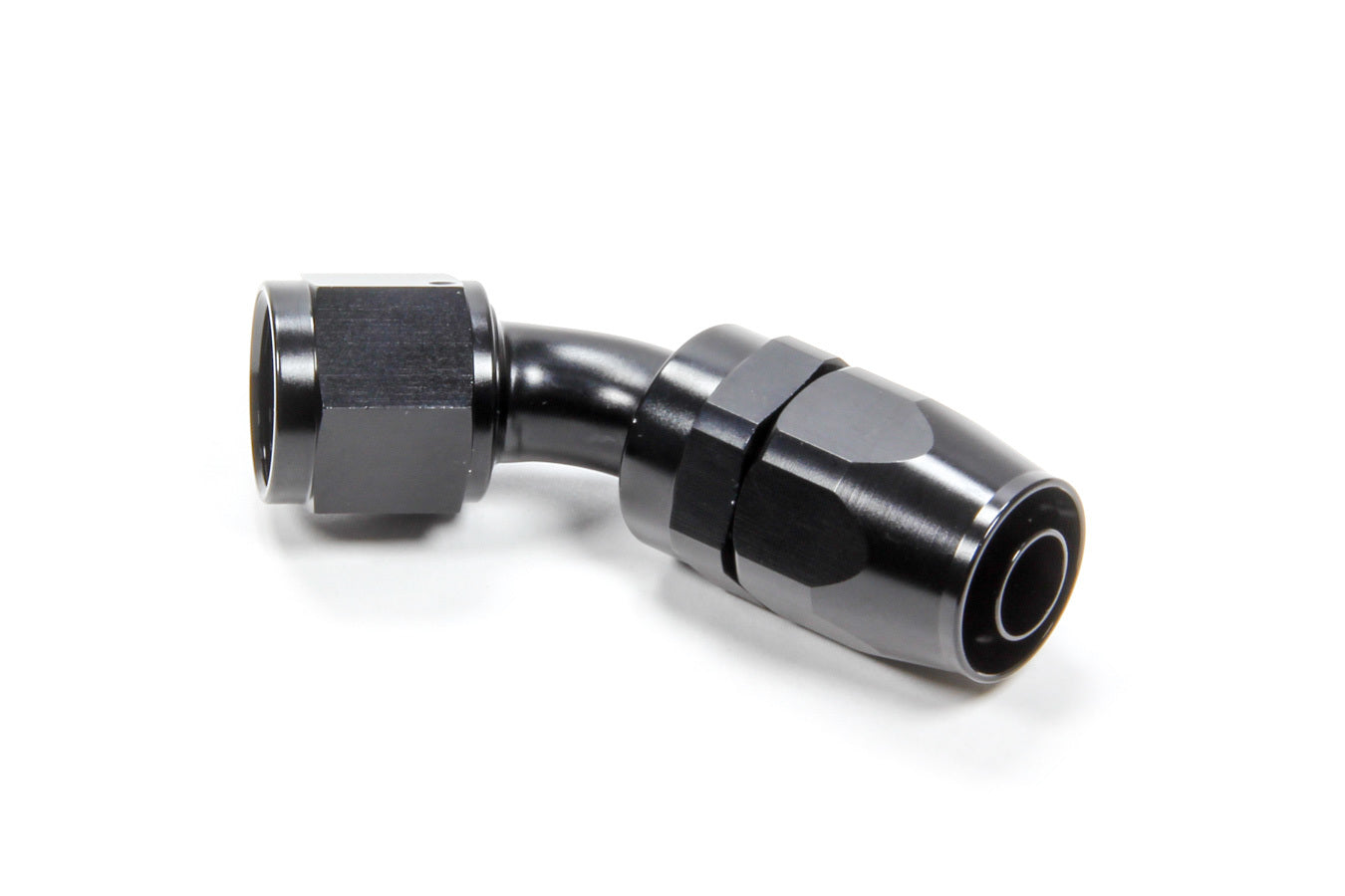 Triple X Race Components #10 45 Degree Swivel Hose End TXRHF-24510-BLK