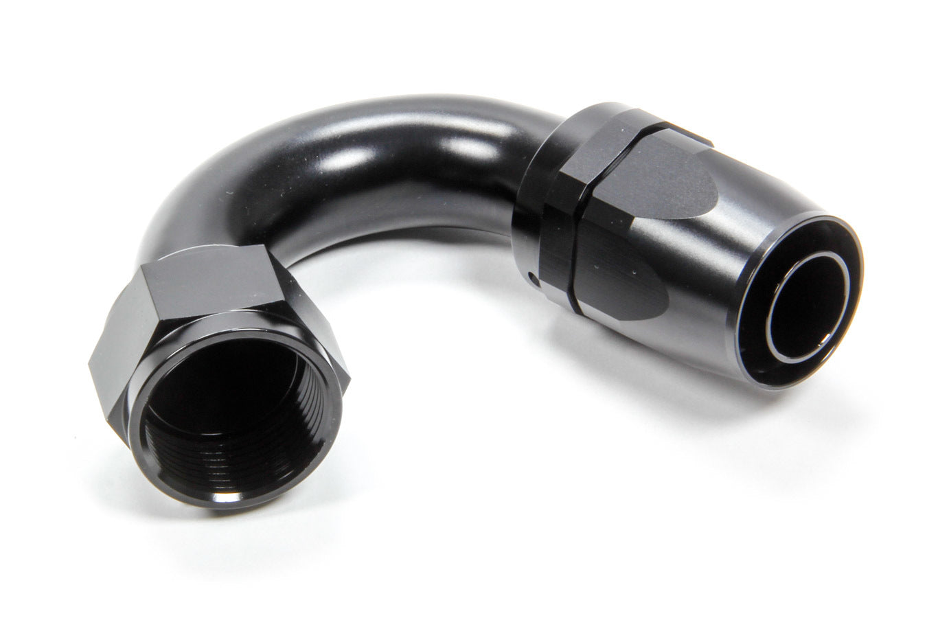 Triple X Race Components #12 150 Degree Swivel Hose End TXRHF-25016-BLK
