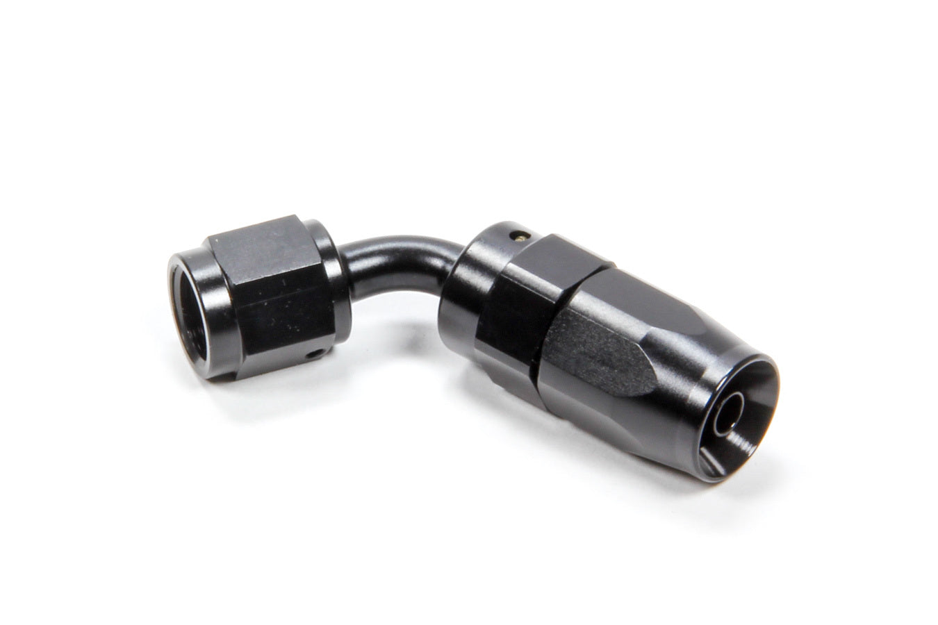 Triple X Race Components #4 60 Degree Swivel Hose End TXRHF-26004-BLK