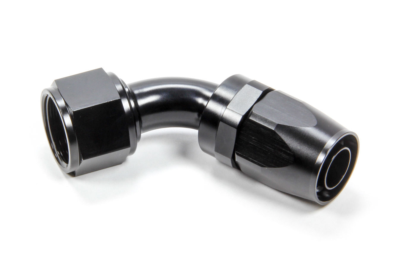 Triple X Race Components #12 60 Degree Swivel Hose End TXRHF-26012-BLK