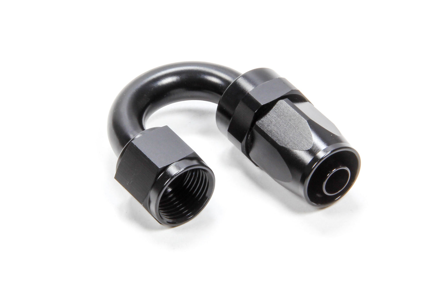 Triple X Race Components #6 180 Degree Swivel Hose End TXRHF-28006-BLK