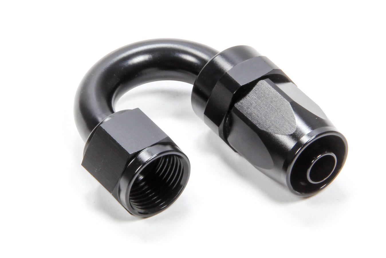 Triple X Race Components #8 180 Degree Swivel Hose End TXRHF-28008-BLK