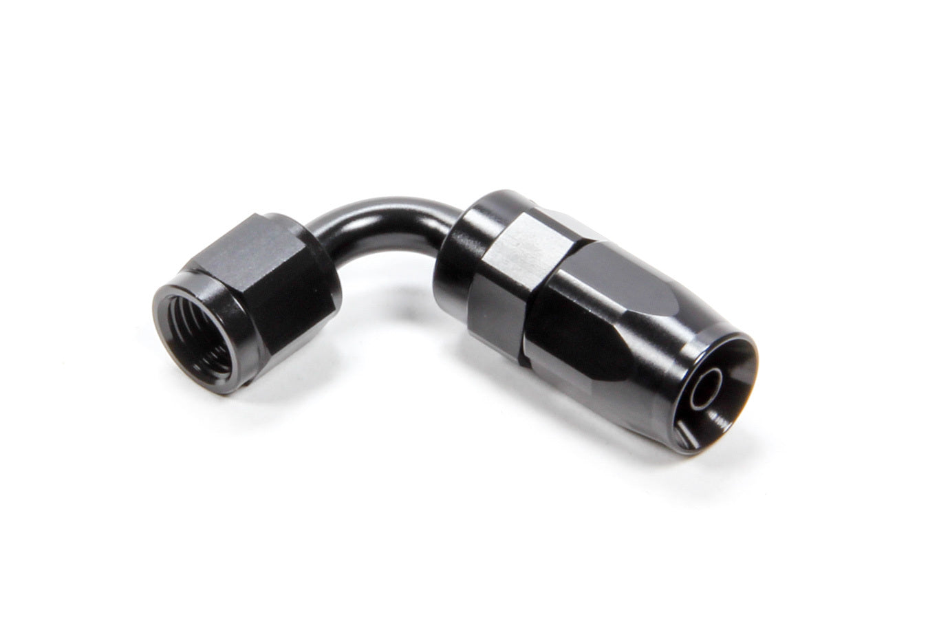 Triple X Race Components #4 90 Degree Swivel Hose End TXRHF-29004-BLK