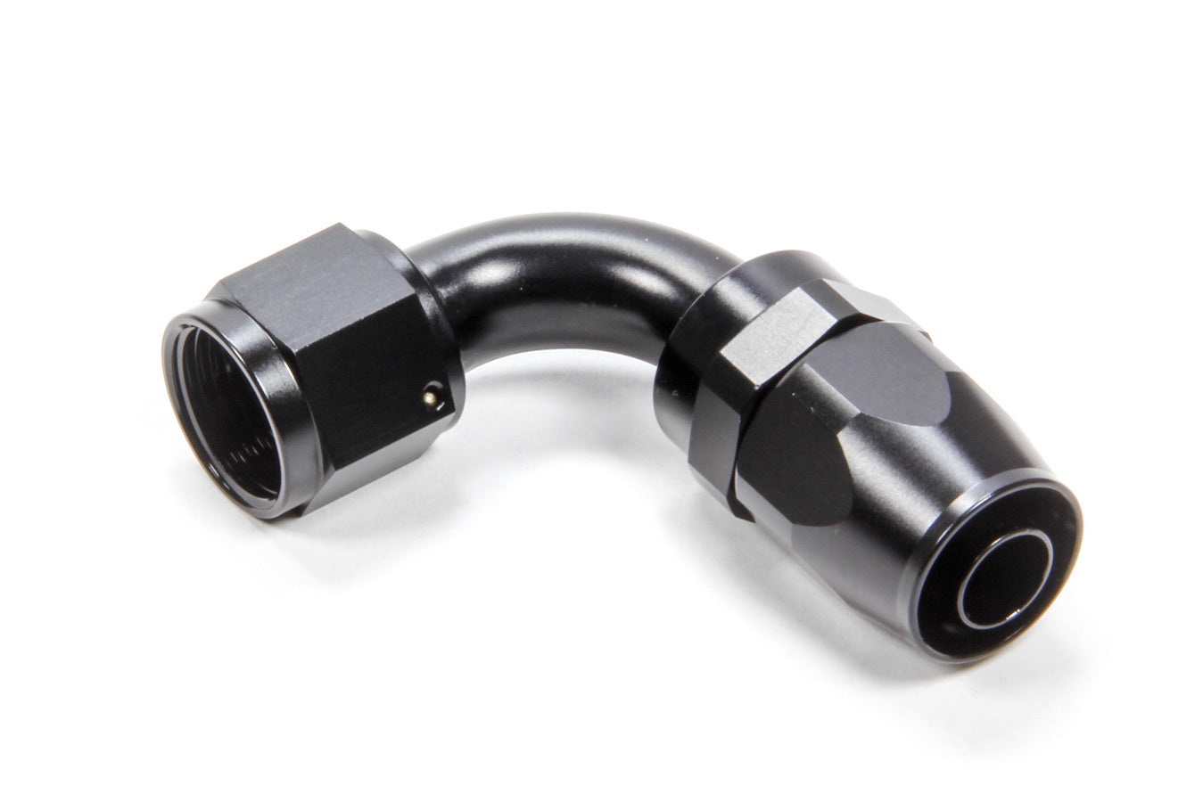 Triple X Race Components #10 90 Degree Swivel Hose End TXRHF-29010-BLK