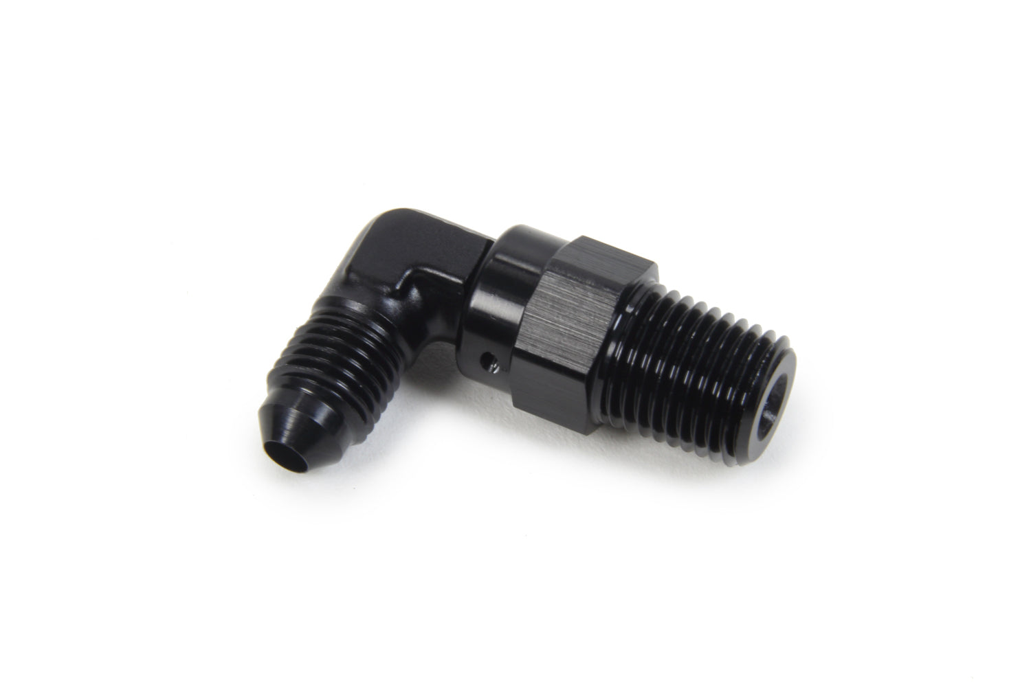 Triple X Race Components AN to NPT Swivel 90 Deg #4 x 1/4 TXRHF-93042-BLK