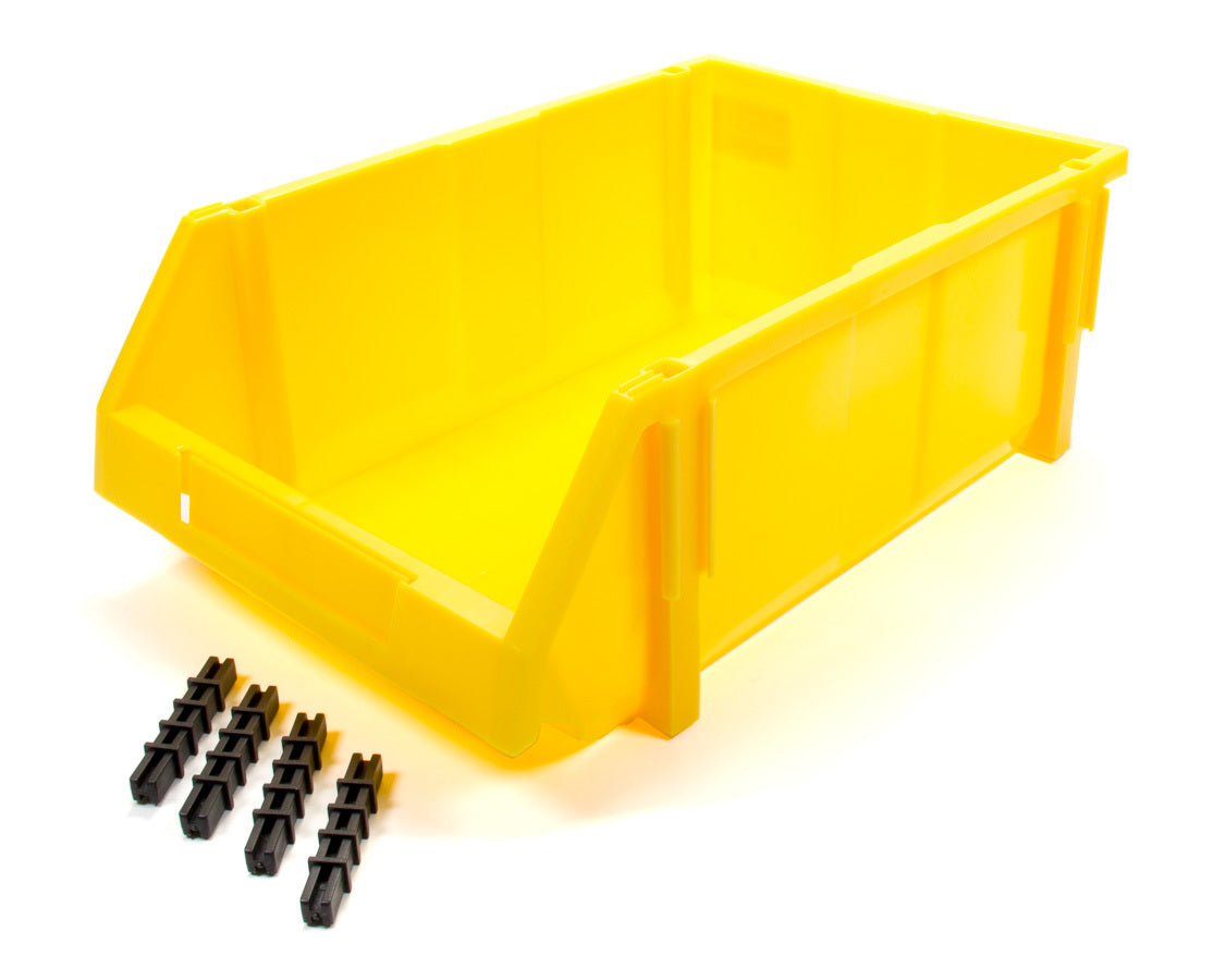 Triple X Race Components Plastic Storage Bin YEL 17-3/4 x 11-1/2 x 6-3/4 TXRPA-PBIN-8134