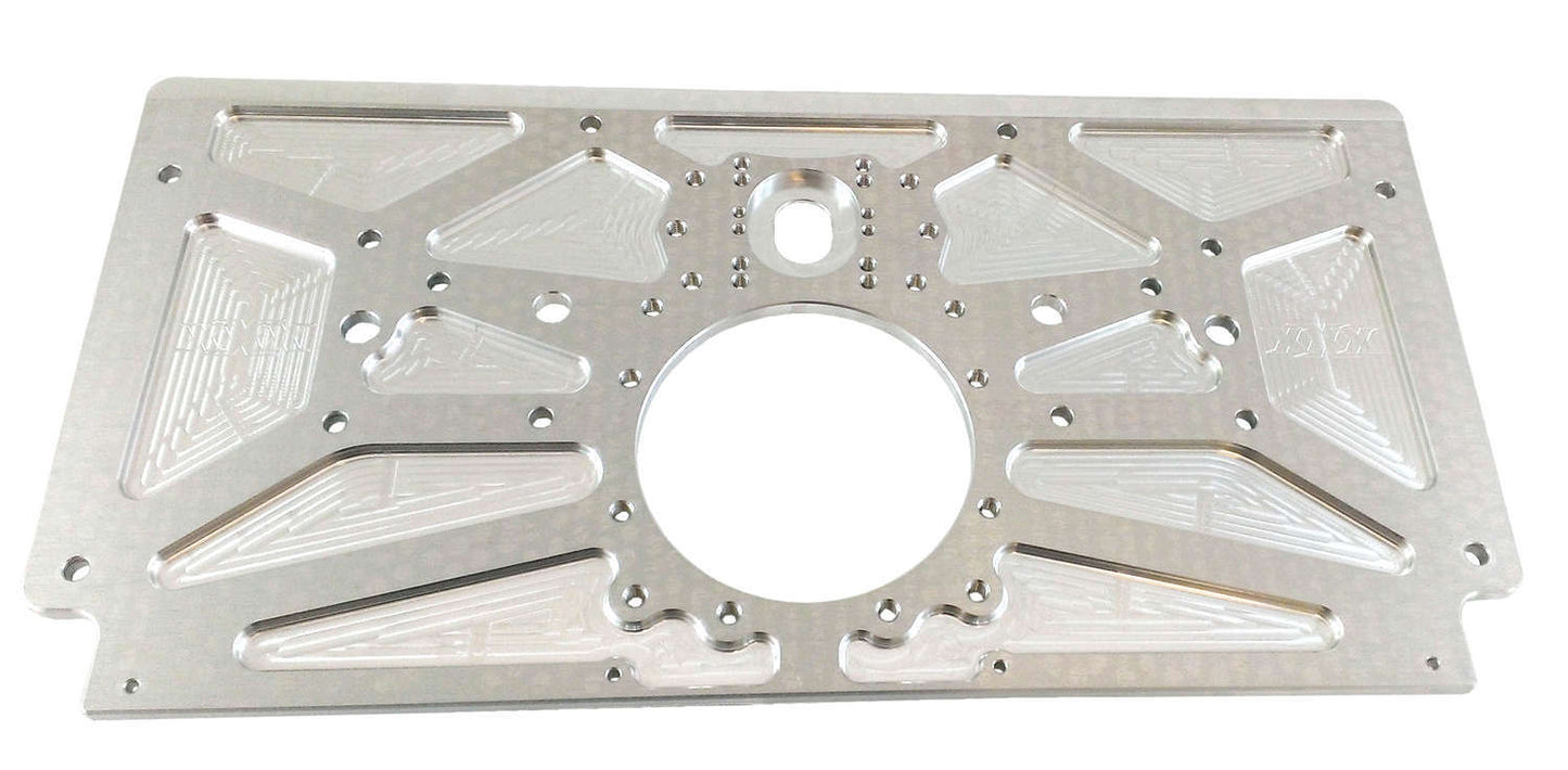 Triple X Race Components Alum Rear Motor Plate Raised Rail Sprint Car TXRSC-EG-0006