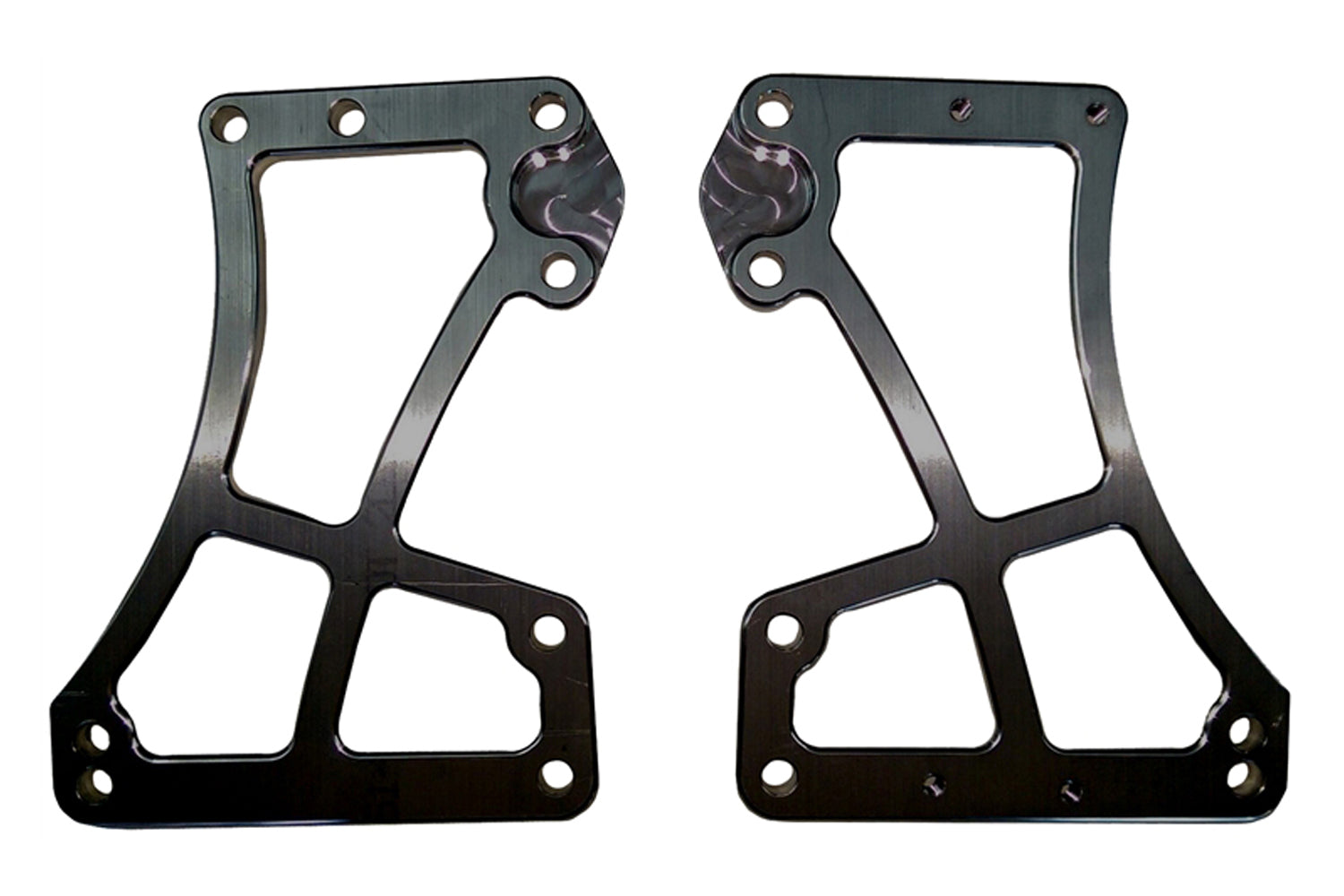 Triple X Race Components Sprint Car Front Motor Plate Two Piece Black TXRSC-EG-0009BLK