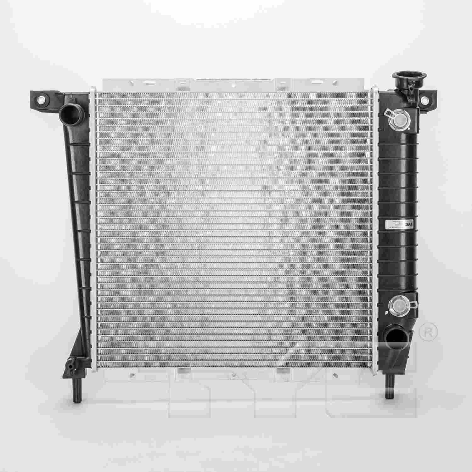 TYC TYC Radiator  top view frsport 1062