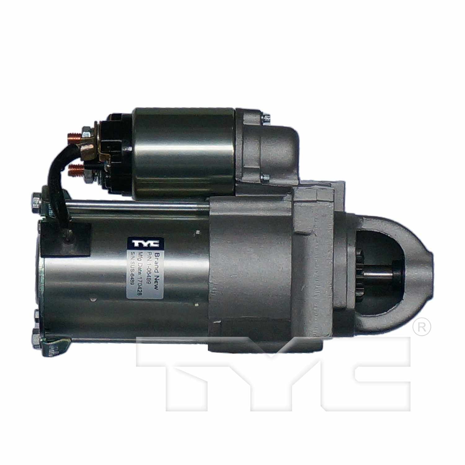 TYC Starter Motor  top view frsport 1-06489