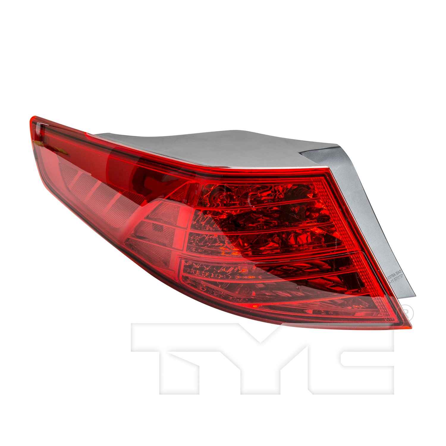 TYC Tail Light Assembly  top view frsport 11-6410-00