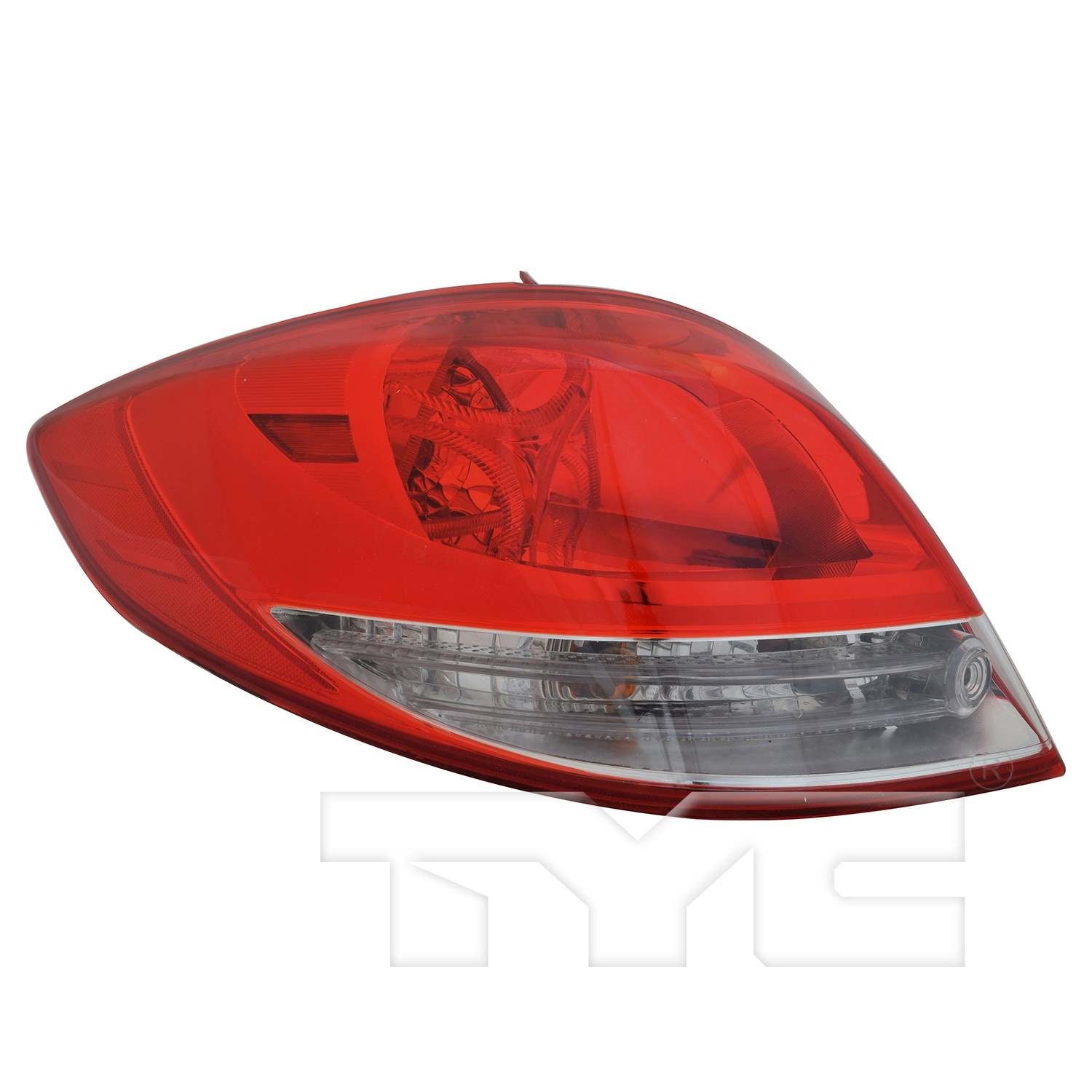 TYC Tail Light Assembly  top view frsport 11-6488-00