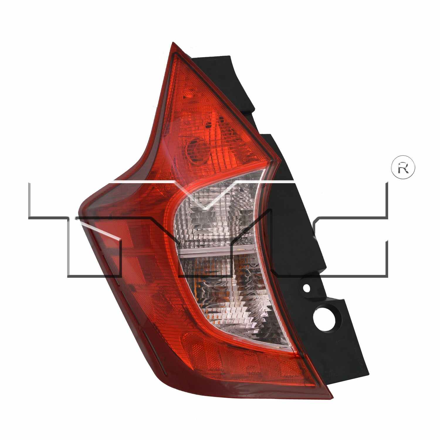 TYC Tail Light Assembly  top view frsport 11-6630-00