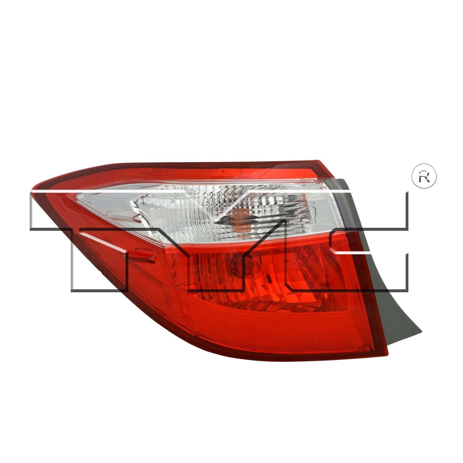 TYC Tail Light Assembly  top view frsport 11-6640-00-9