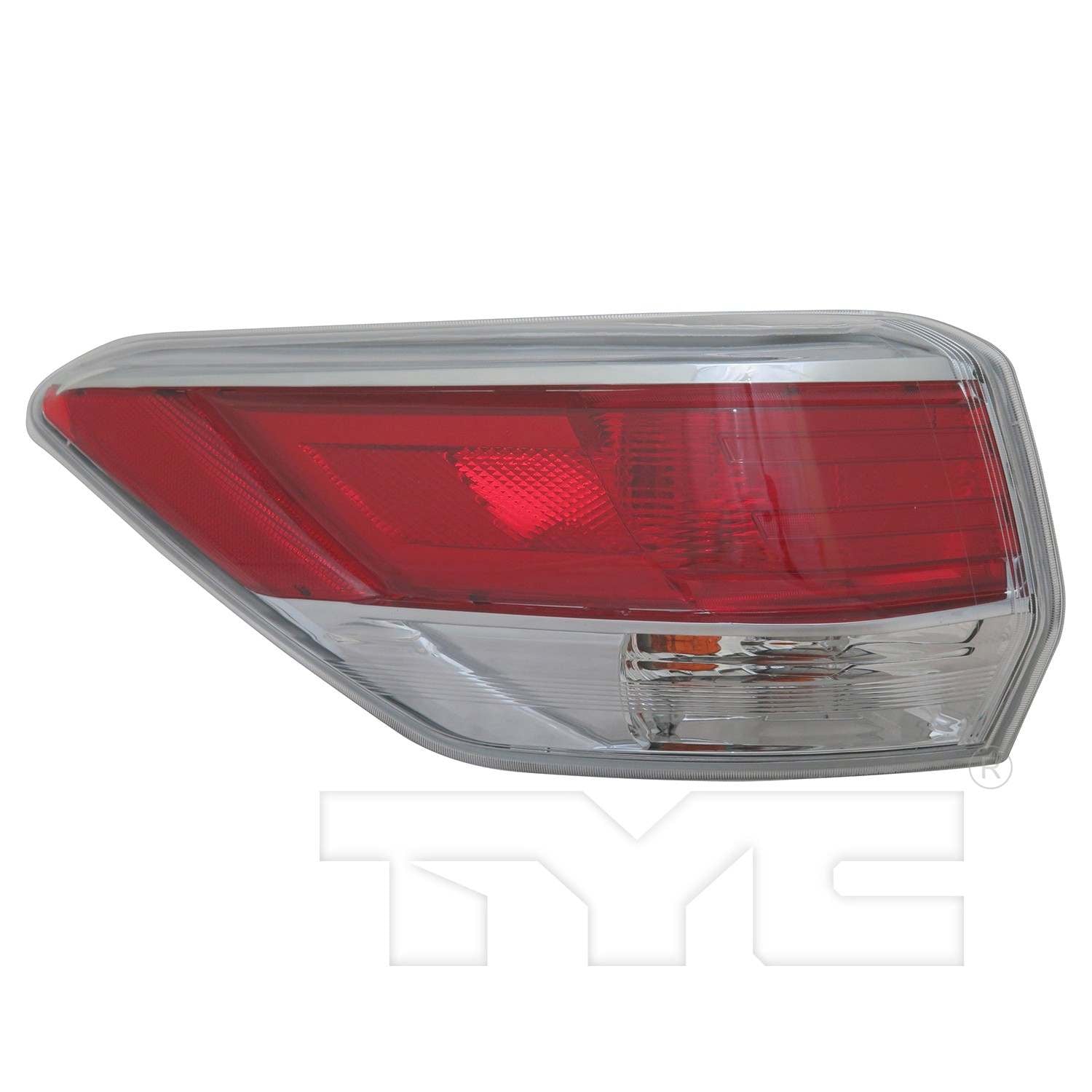 TYC Tail Light Assembly  top view frsport 11-6676-00