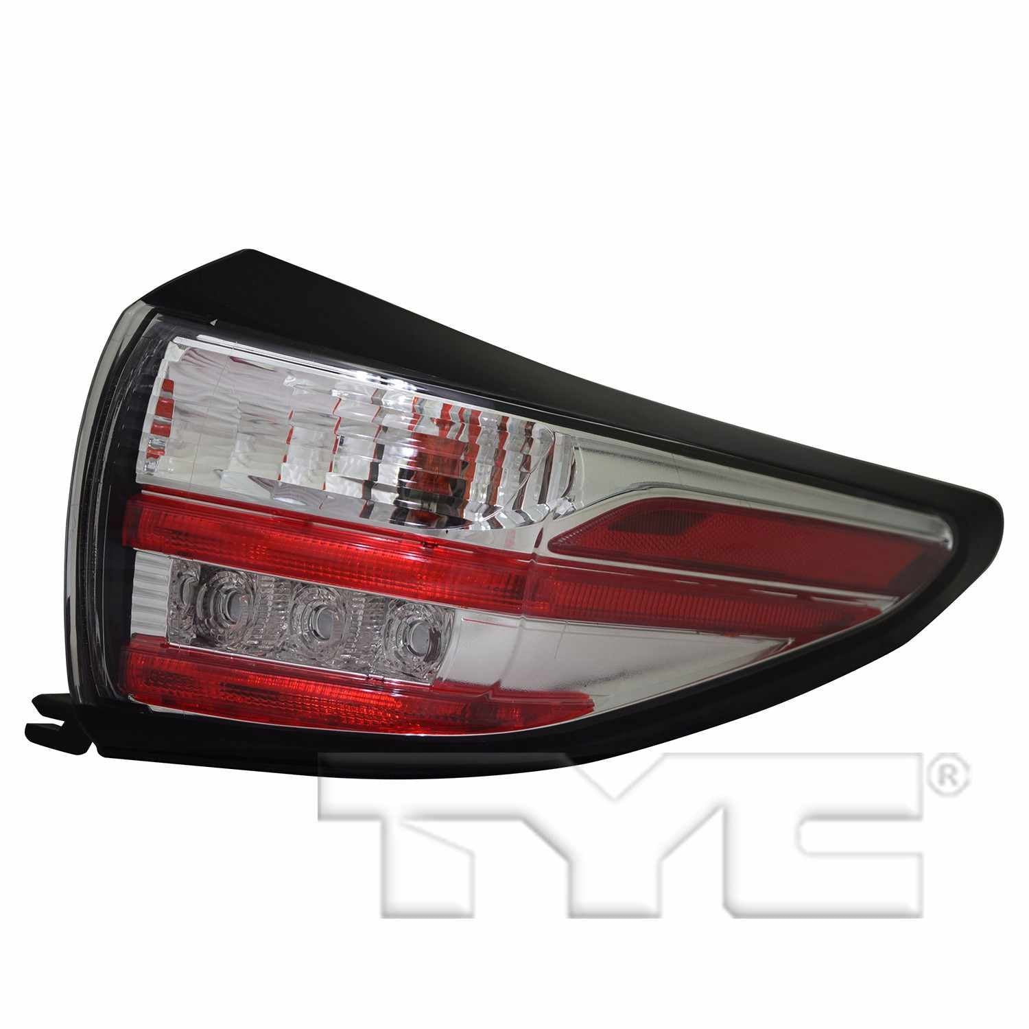 TYC Tail Light Assembly  top view frsport 11-6771-00-9