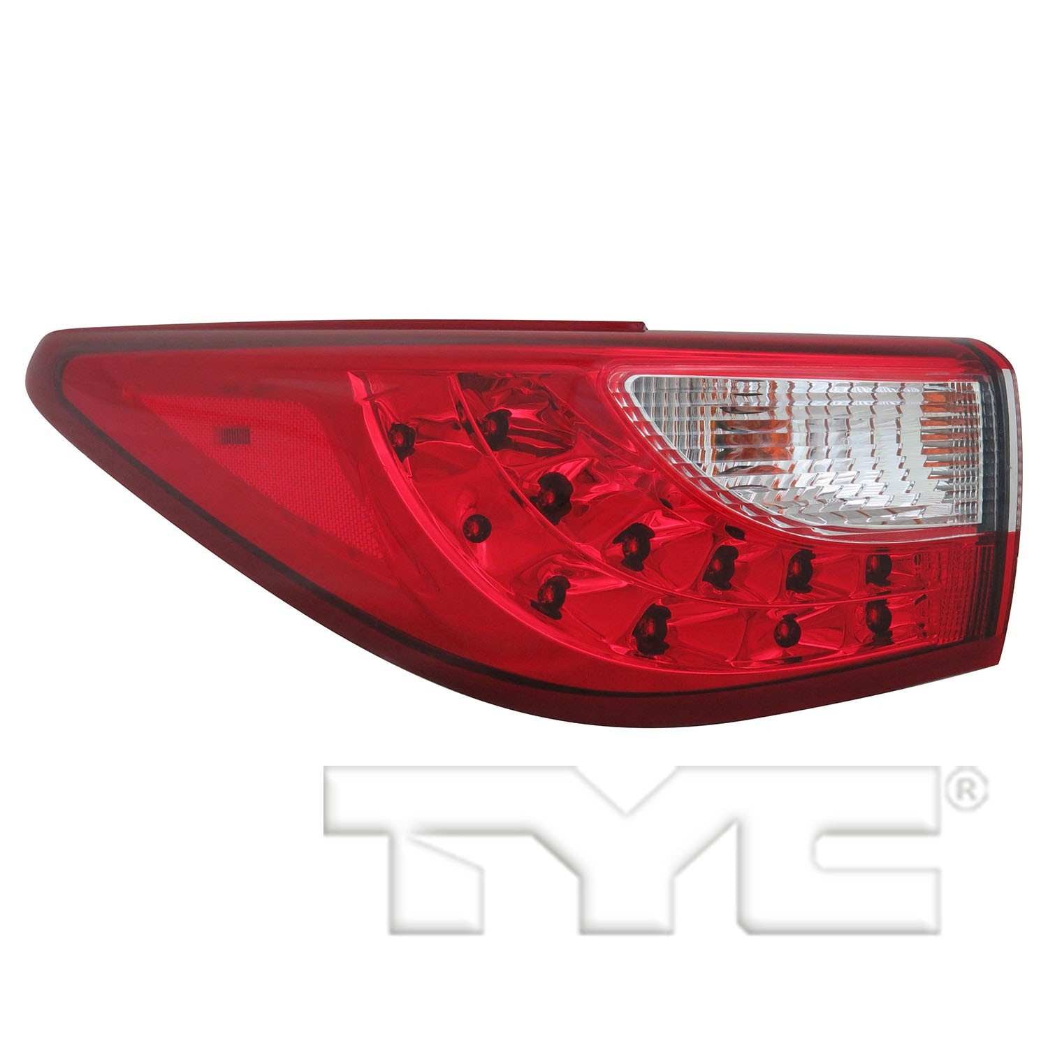 TYC Tail Light Assembly  top view frsport 11-6870-00-9