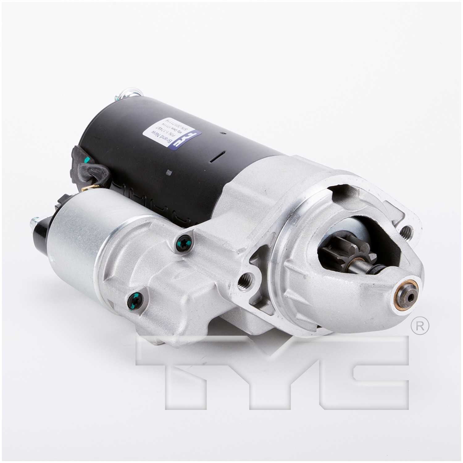 TYC Starter Motor  top view frsport 1-17497