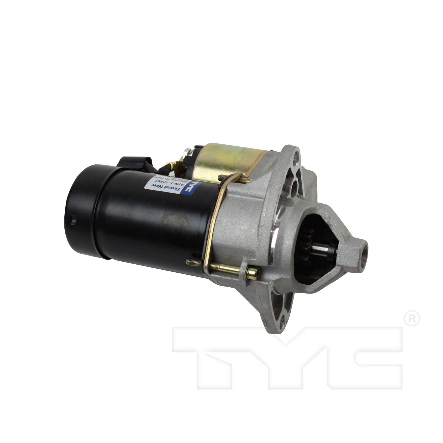 TYC Starter Motor  top view frsport 1-17667