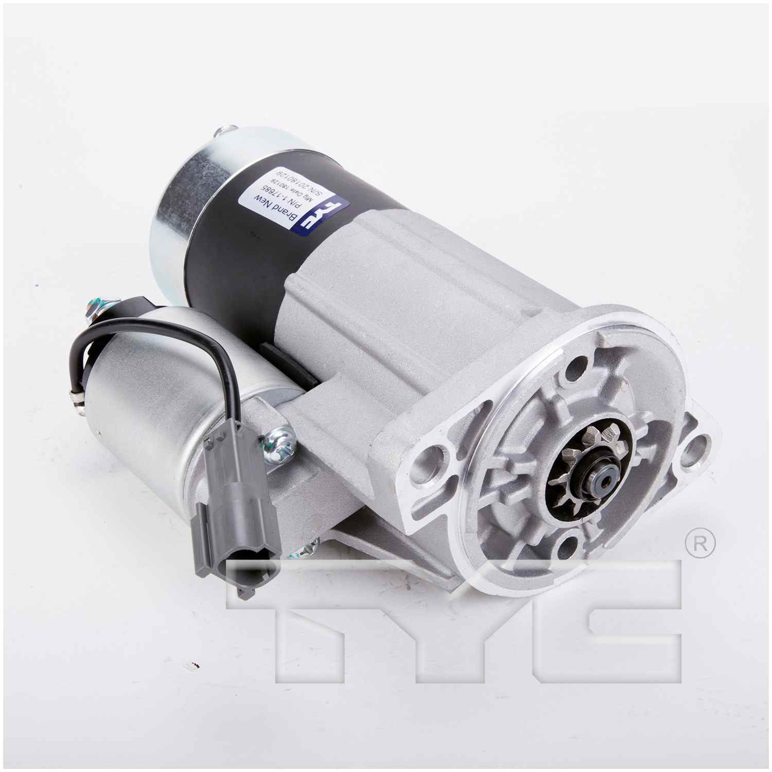 TYC Starter Motor  top view frsport 1-17685