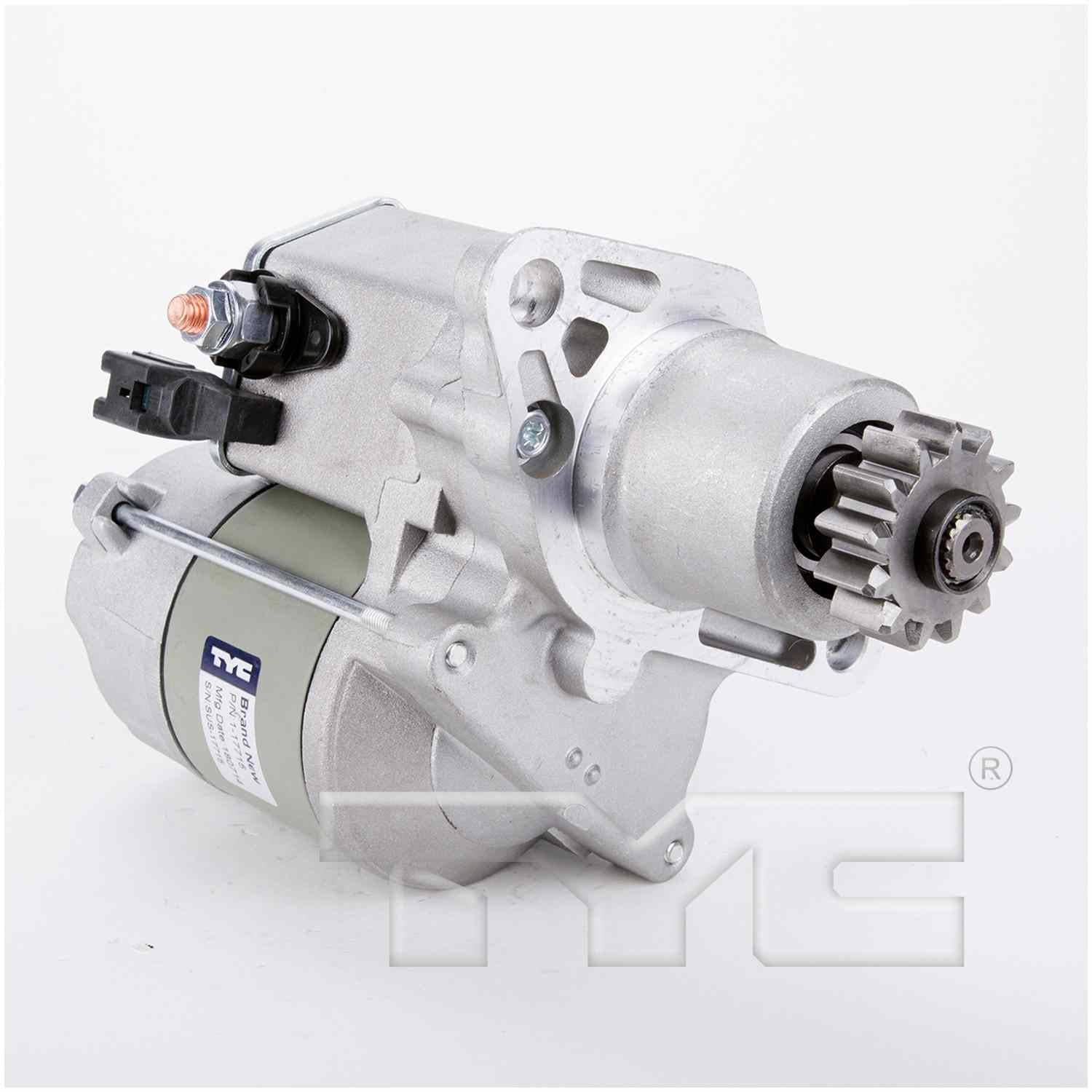 TYC Starter Motor  top view frsport 1-17715