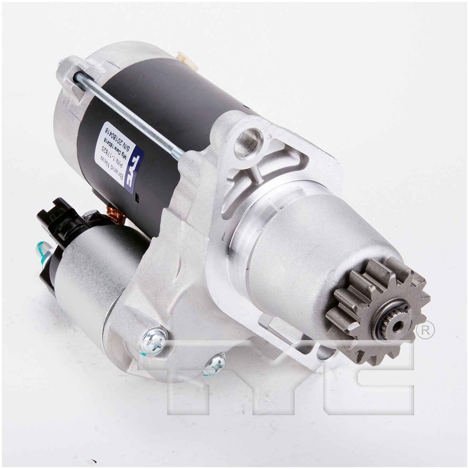 TYC Starter Motor  top view frsport 1-17825