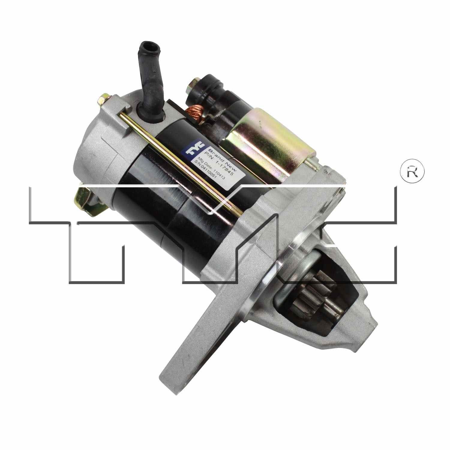 TYC Starter Motor  top view frsport 1-17845