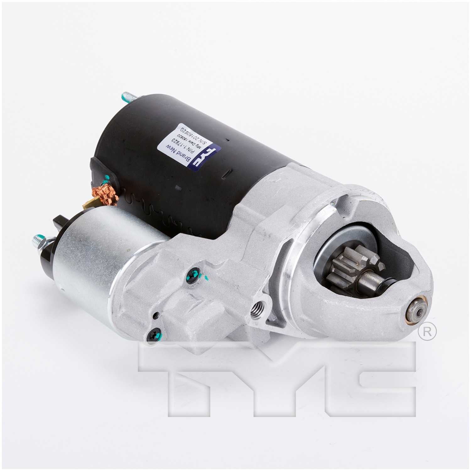 TYC Starter Motor  top view frsport 1-17923