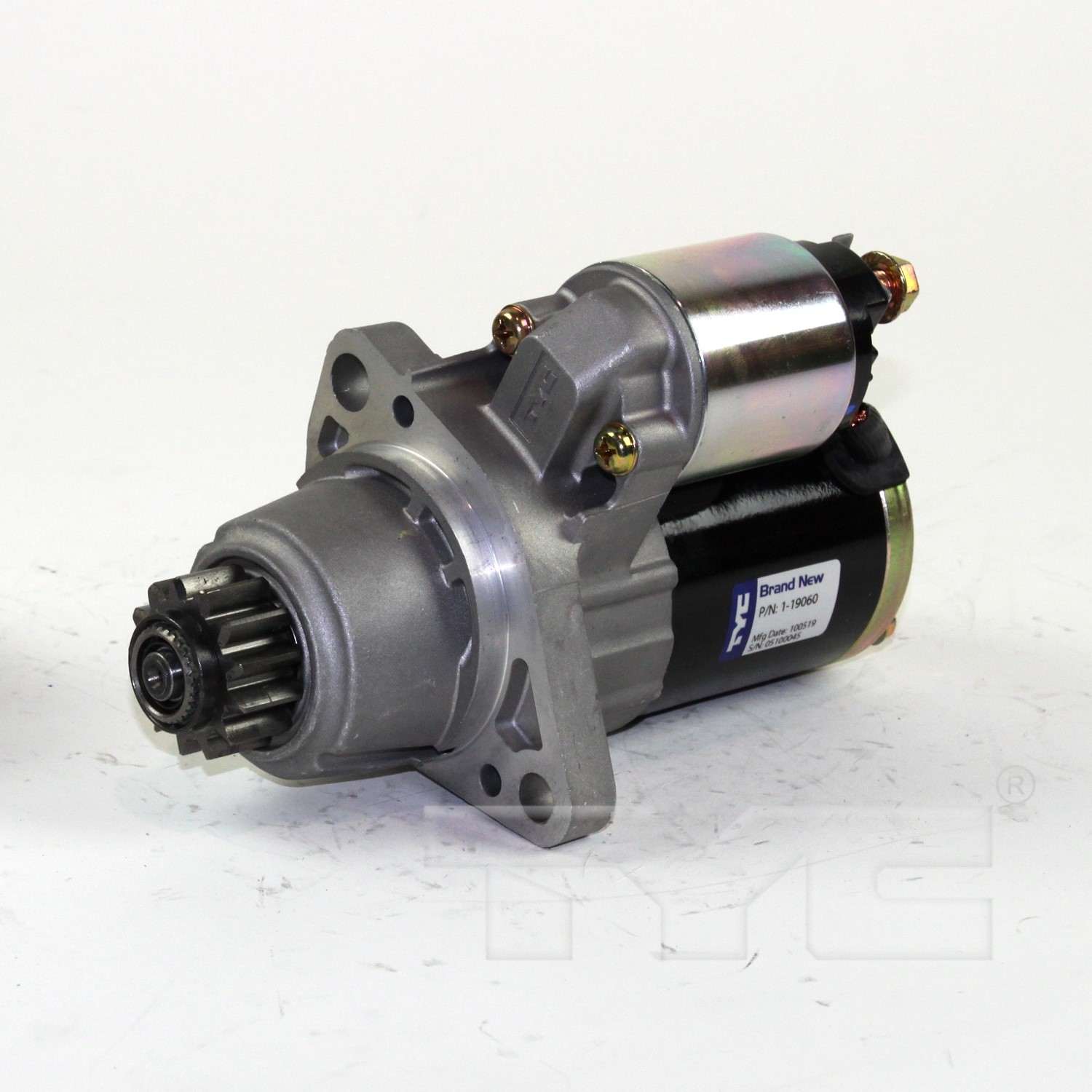 TYC Starter Motor  top view frsport 1-19060