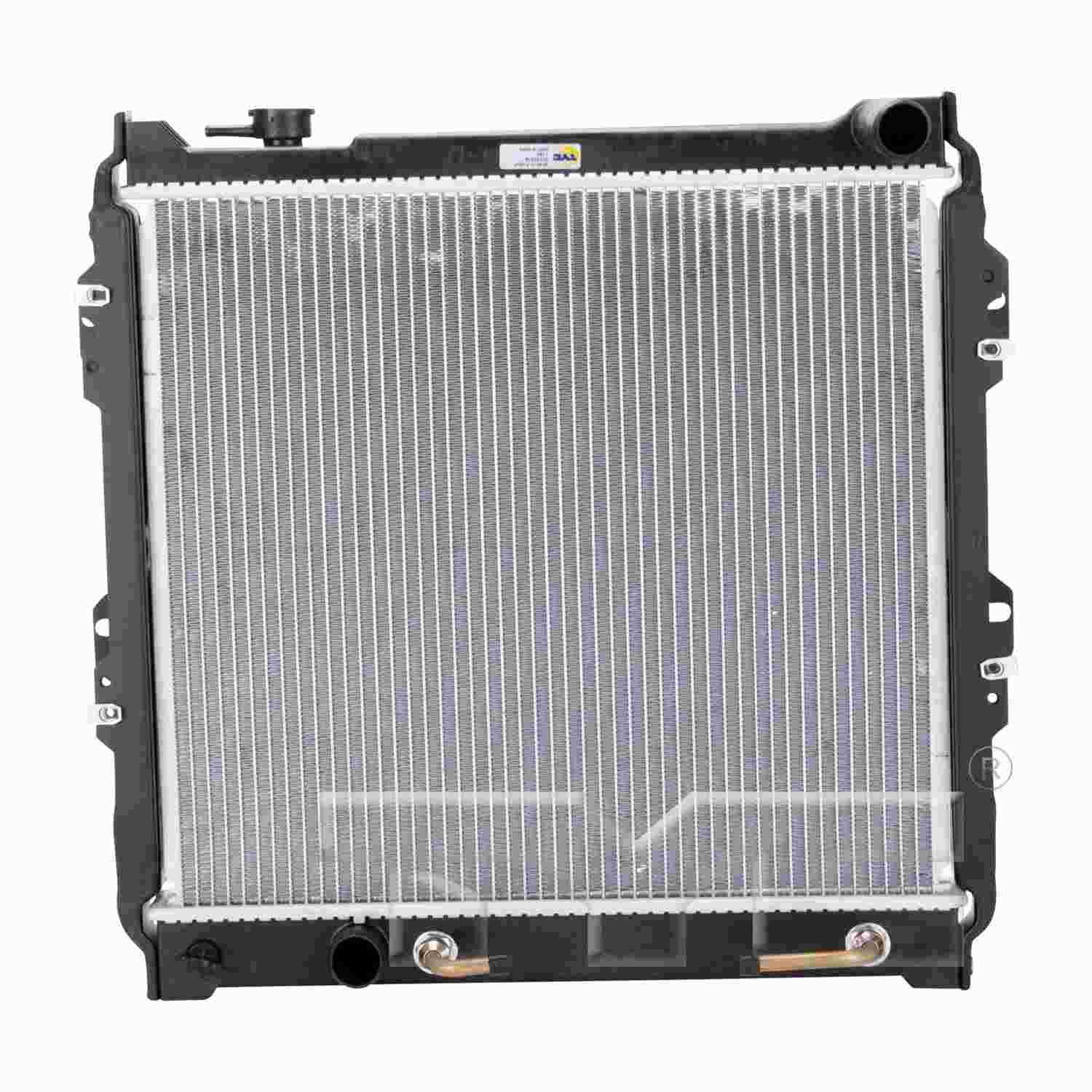 TYC TYC Radiator  top view frsport 1190