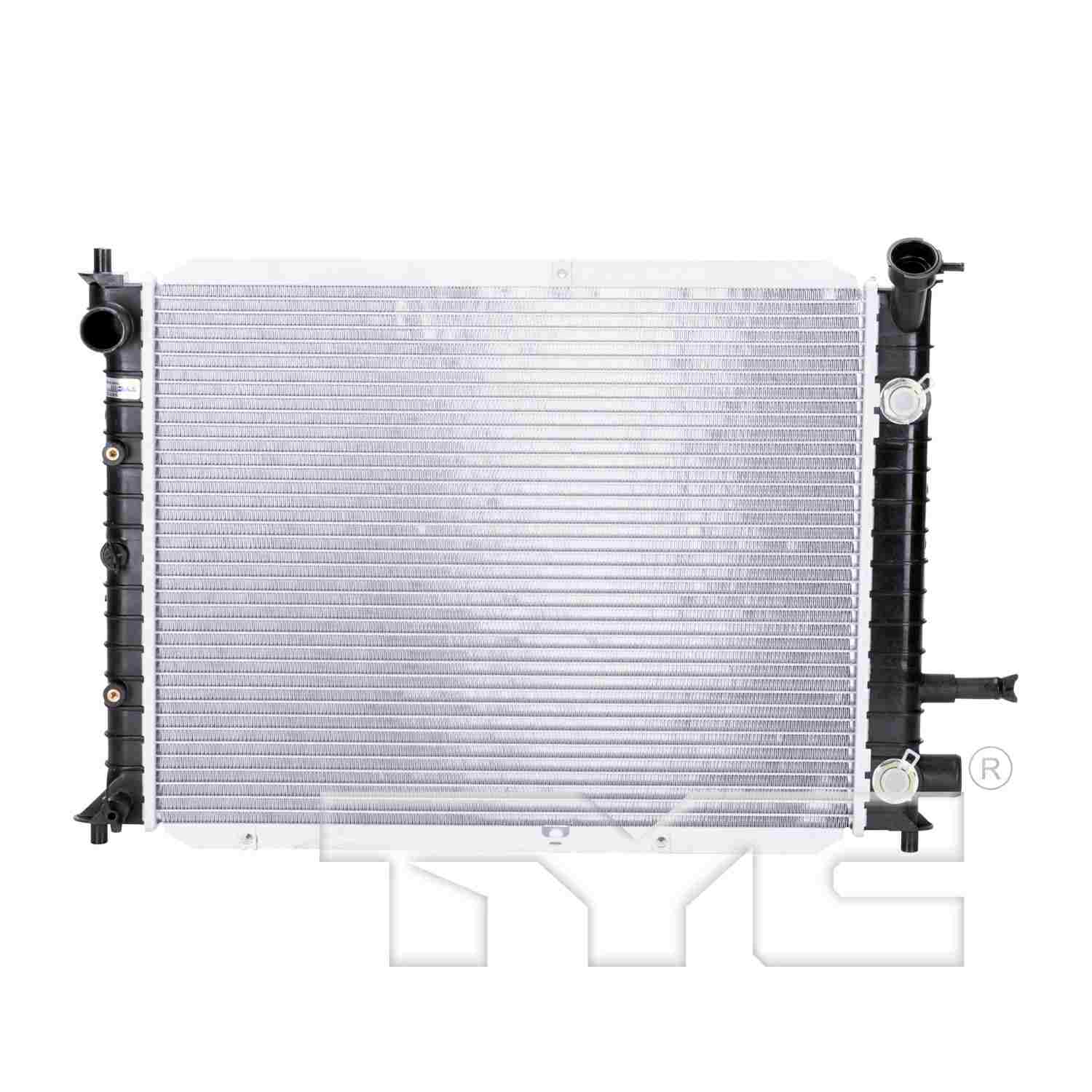 TYC TYC Radiator  top view frsport 1273