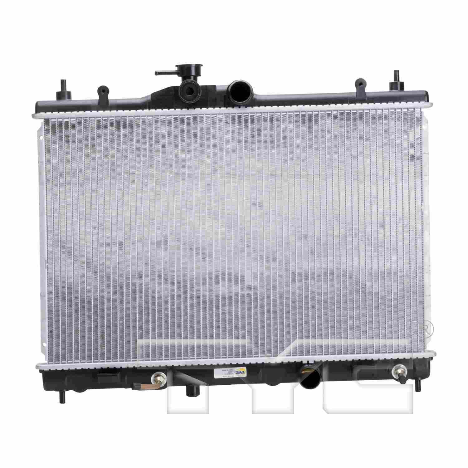 TYC TYC Radiator  top view frsport 13002