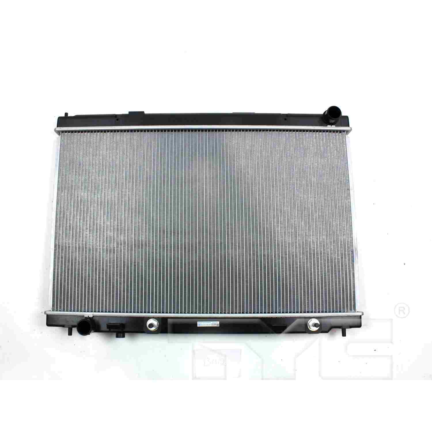 TYC TYC Radiator  top view frsport 13012