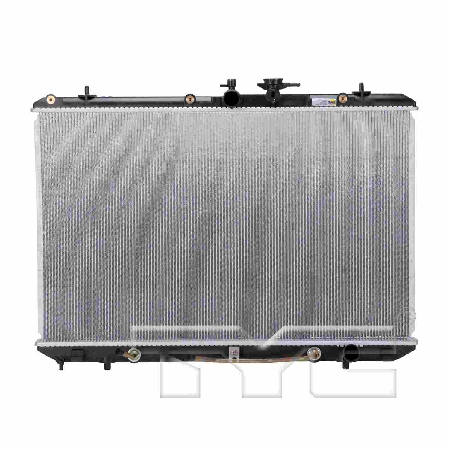 TYC TYC Radiator  top view frsport 13023