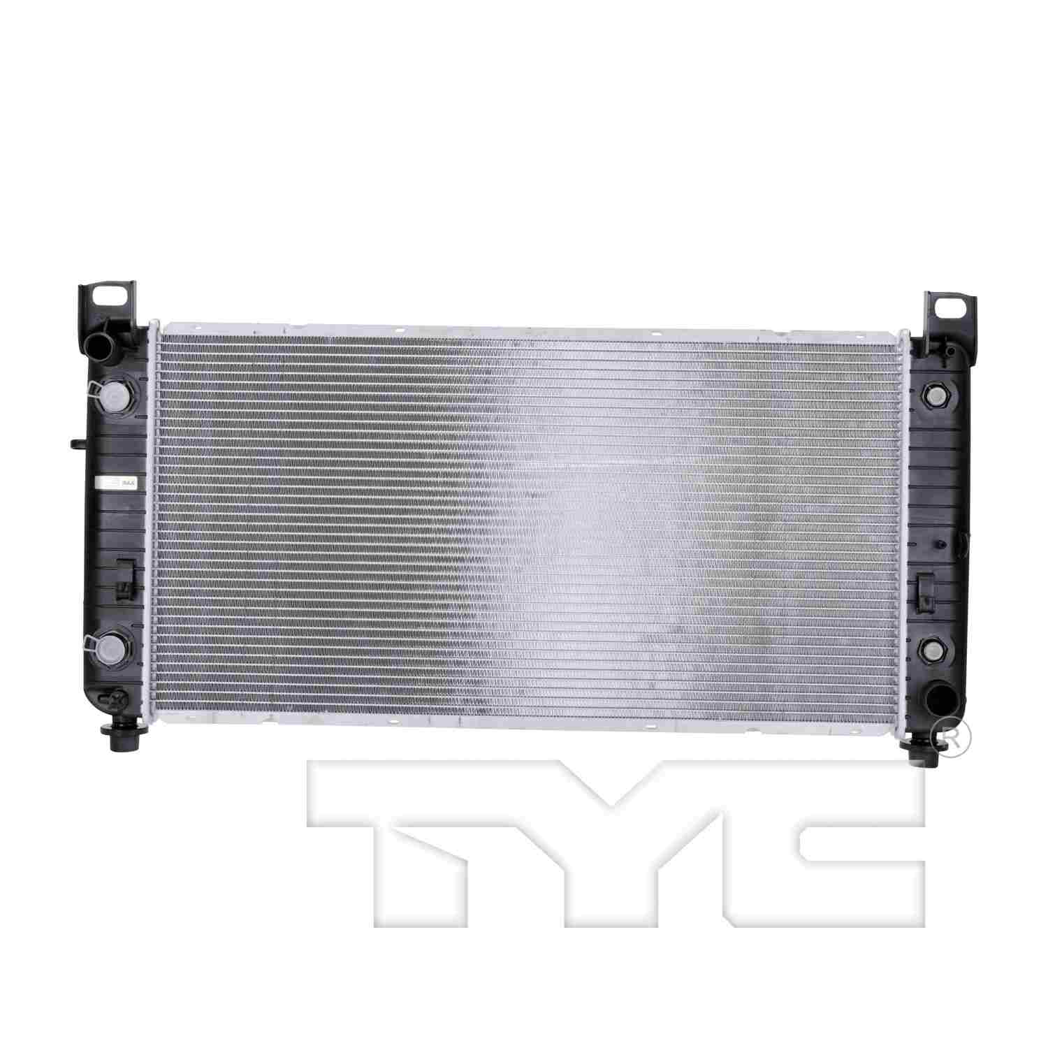 TYC TYC Radiator  top view frsport 13029