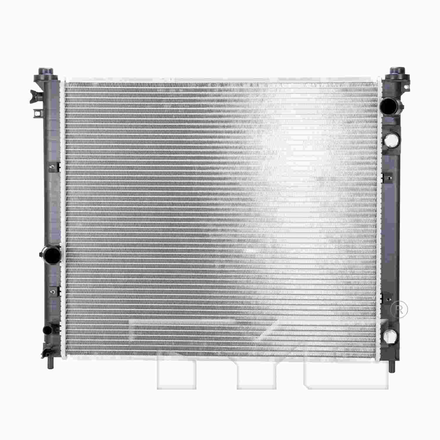 TYC TYC Radiator  top view frsport 13055