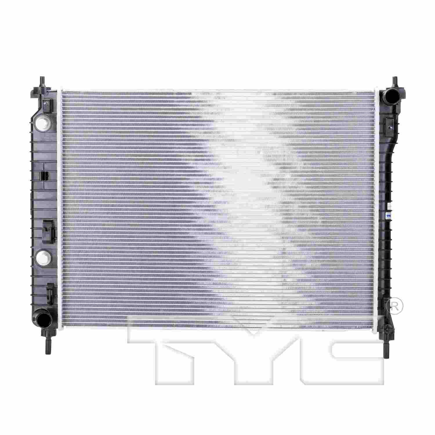 TYC TYC Radiator  top view frsport 13057