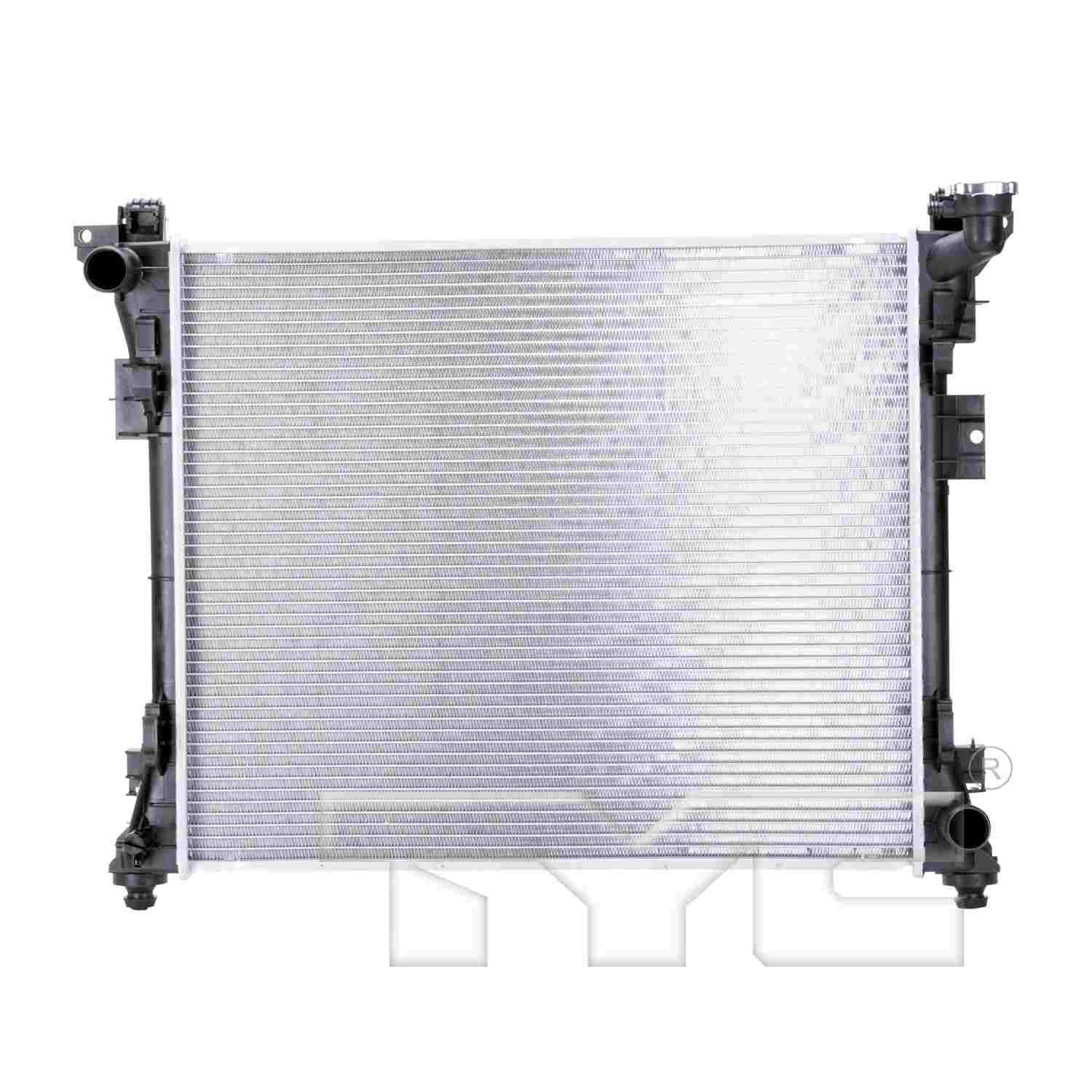 TYC TYC Radiator  top view frsport 13062