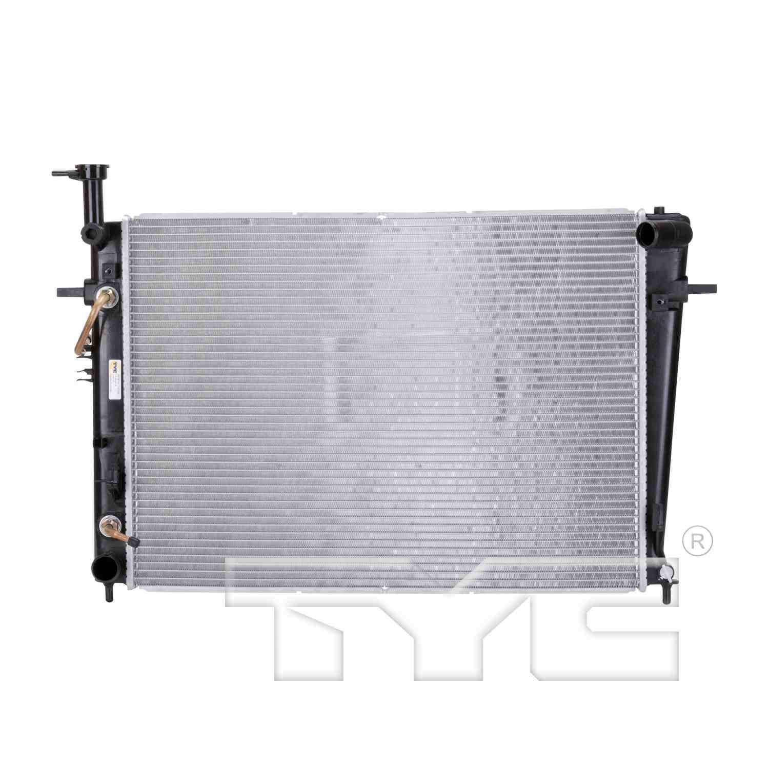 TYC TYC Radiator  top view frsport 13070