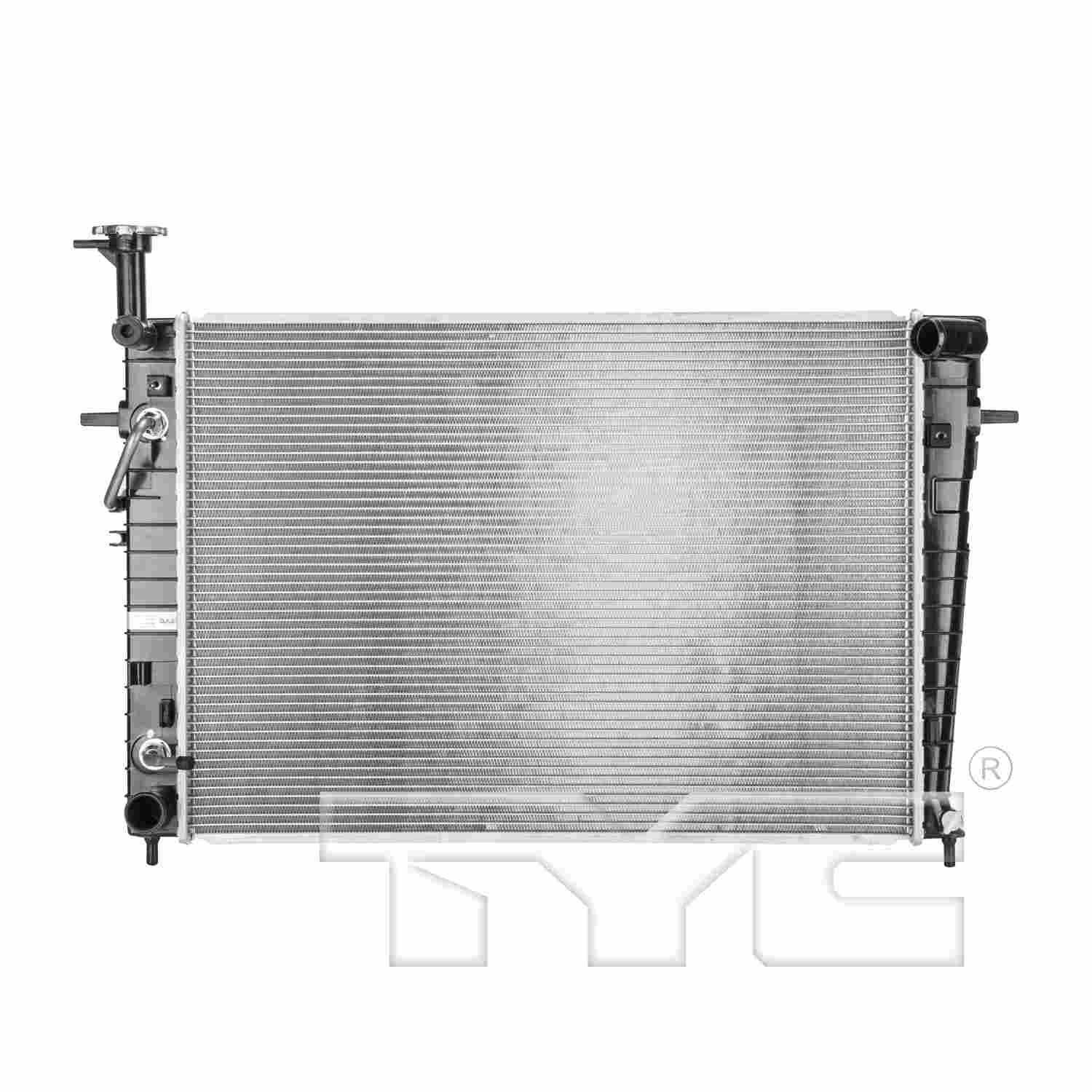 TYC TYC Radiator  top view frsport 13074